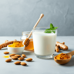 dapure milk on table along with other organic products