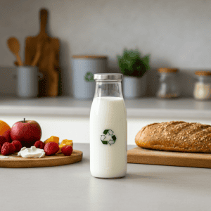 sustainable dapure milk bottle